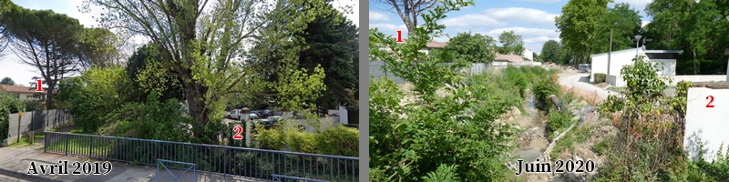 Le Noncesse juste en amont du village d'entreprises