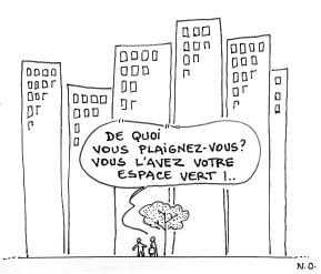 Vous l'avez votre espace vert !