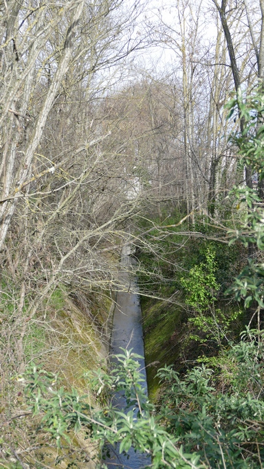 Le Noncesse en amont du confluent avec l'Hers