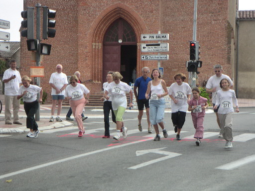 Au départ de la course